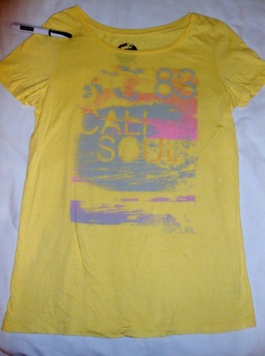 NEW RIP CURL SURF CALI SOUL DE LA SOLITA CREW NECK MEDIUM TEE T SHIRT CAMI V-32 - Picture 3 of 6