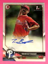 2018 Bowman Prospect 1st card, Philadelphia Phillies - TREVOR BETTENCOURT - auto