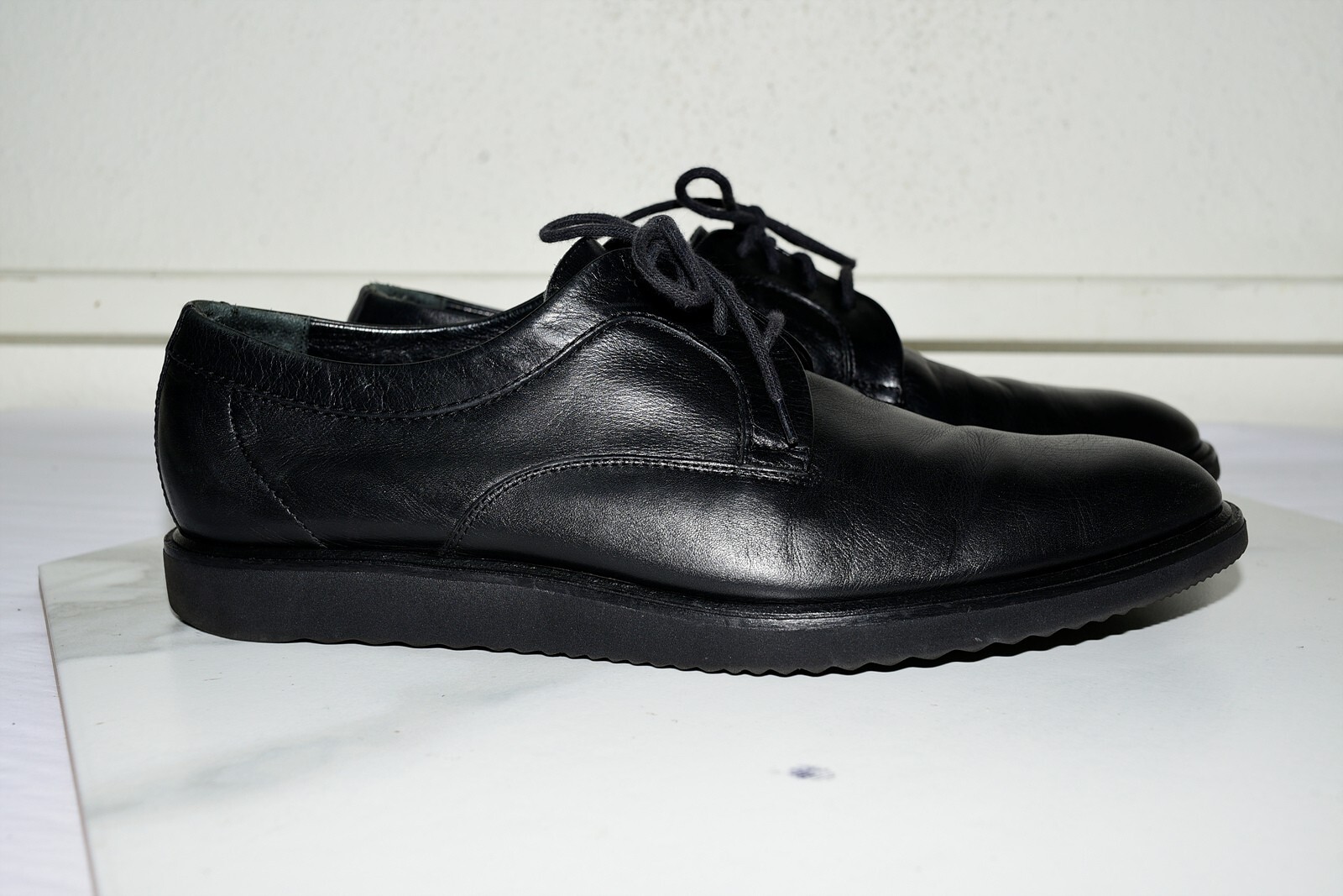 SAOLA Bruno Magli Suola in Gomma Derby Nera Uomo US 10M