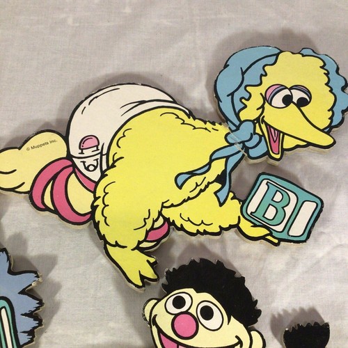 Juego de 3 galletas de pájaro grande Bert Ernie Big Bird decoración bebés Muppet calle sésamo - Imagen 5 de 11