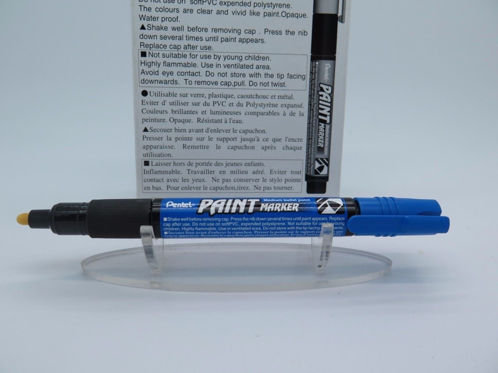 12 x BLUE Pentel Paint Marker Medium Bullet Point MMP20 C 4902506065650
