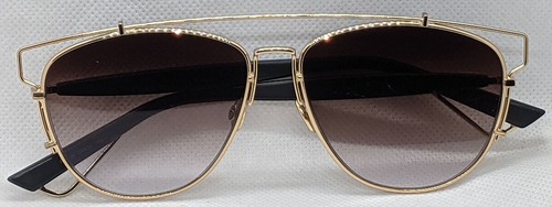 Dior Brow Bar Sunglasses Technologic RHL86 Gold/Matte Black 57mm - Picture 15 of 15