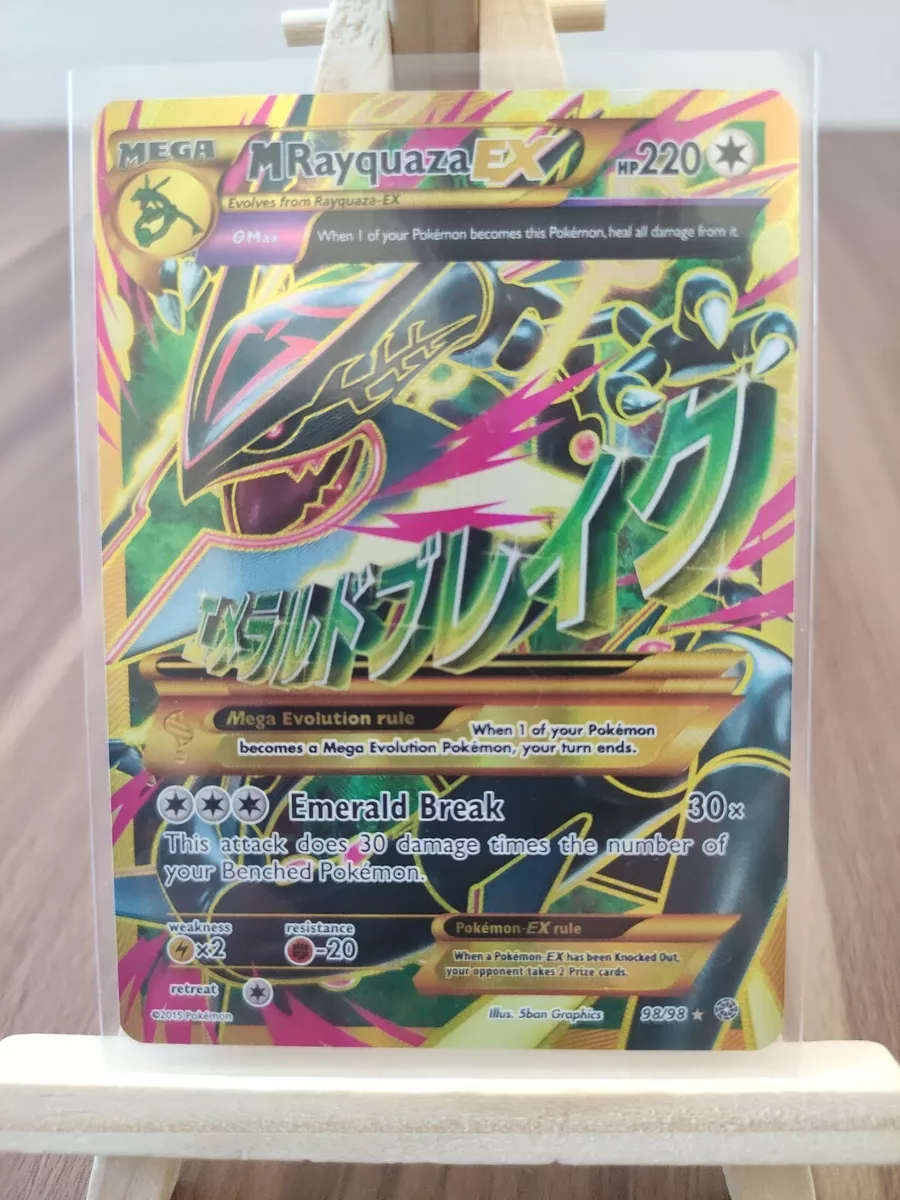  Pokemon - Mega-Rayquaza-EX (98/98) - Ancient Origins - Holo :  Toys & Games