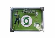 Adult DC Comics Movie Superhero The Green Lantern Gift Box Buckle Ring Keychain