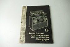 Instrukcja serwisowa Rock-Ola 453-100 + 454-160 szafa grająca szafa muzyczna S-4027