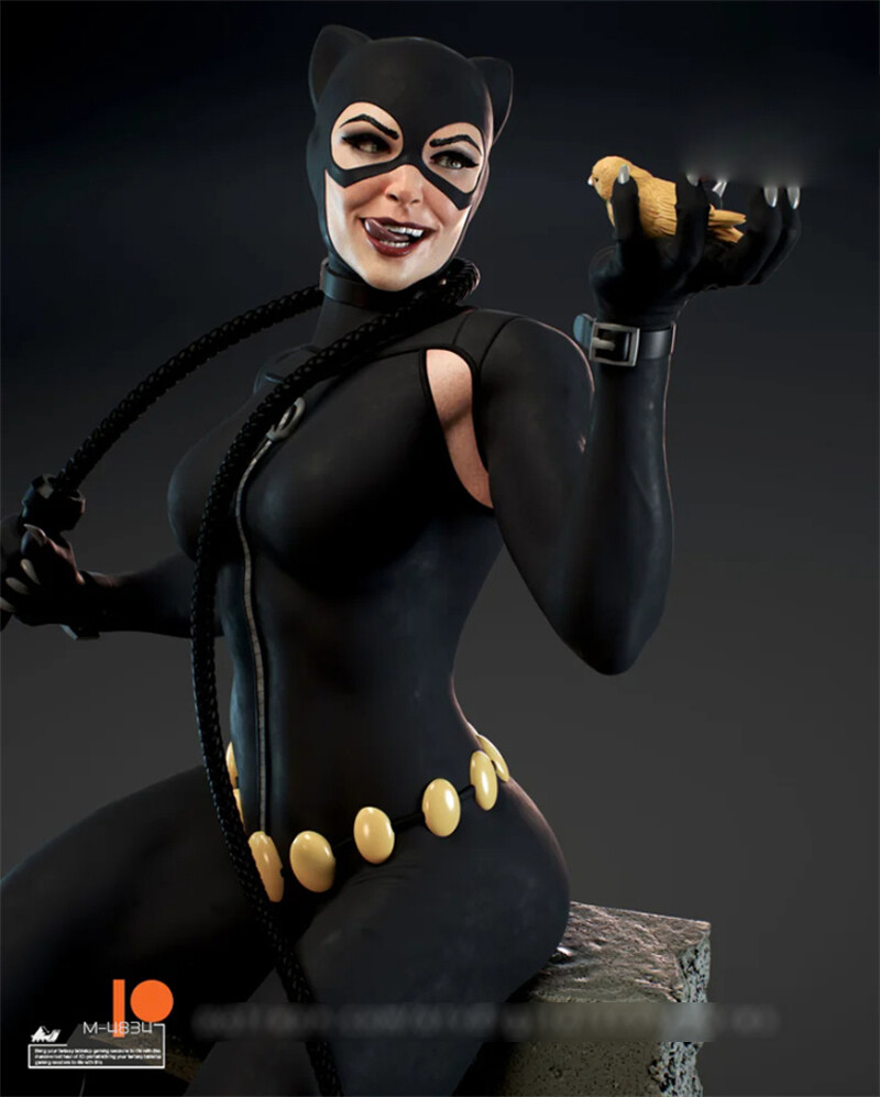 1/8 21cm Catwoman 3D Print Garage Kit Figure Model Kit
