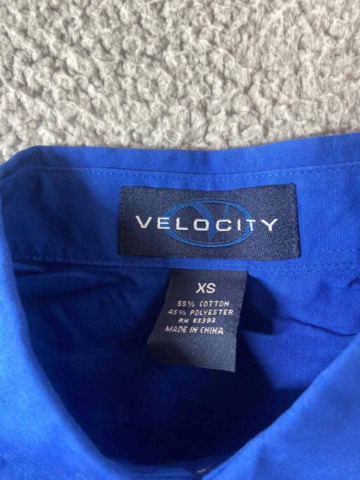 Velocity Men's Blue Button Down Long Sleeve Shirt Penn State Logo Size XS - Image 4 of 4