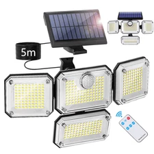333 LED Solar Lights Outdoor 3000LM Waterproof Motion Sensor Security Wall Lamp