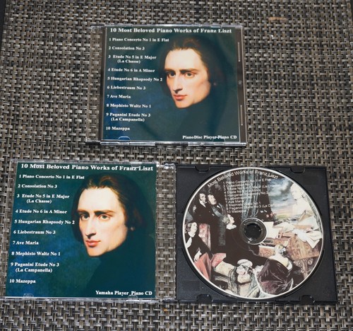 Franz Liszt 10 Most Beloved Player Pianos Solos CD Floppy Disk or USB Media - Picture 13 of 18