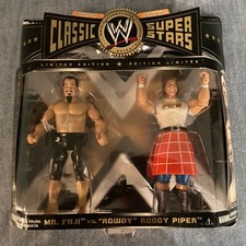 Mr Fugi (Hand Signed) Vs Rowdy Roddy Piper Classic Super Stars Limited Edition 