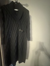 Calvin Klein Knit Sweater Dress- V Neck- Three Quarter Sleeve- Size Large