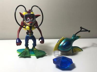 Deep Dive Crash Bandicoot Actionfigur 1999 ReSaurus PS1 Series 2