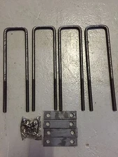 NEW 18" U Bolt Kit for Truck Body - 4 U-BOLTS PER KIT- 4 TIE BARS - 8 NUTS