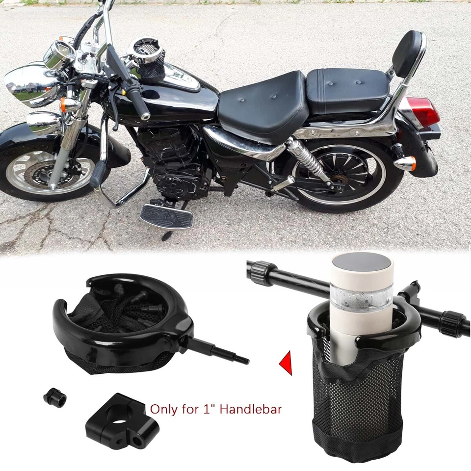 Botella de agua potable con soporte para manillar de motocicleta de 1" para Polaris Sportsman Foto 3 de 4