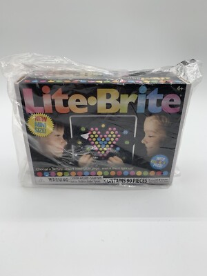 NEW Miniature Lite Brite with Mini Size Pegs & 4 Art Templates
