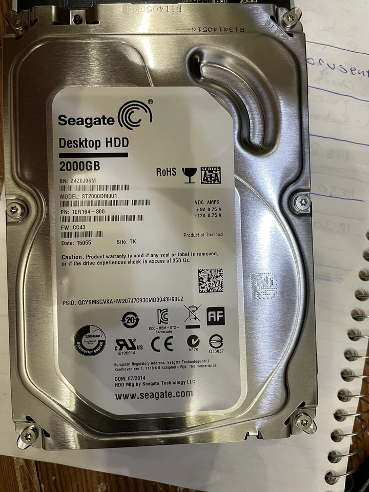 Portable 2TB ESATA External Hard drive - Image 3 of 4