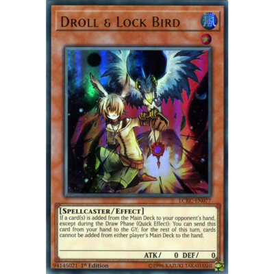 Droll & Lock Vogel LCKC-DE077 Yu-Gi-Oh! Karte Ultra Rare 1. Auflage