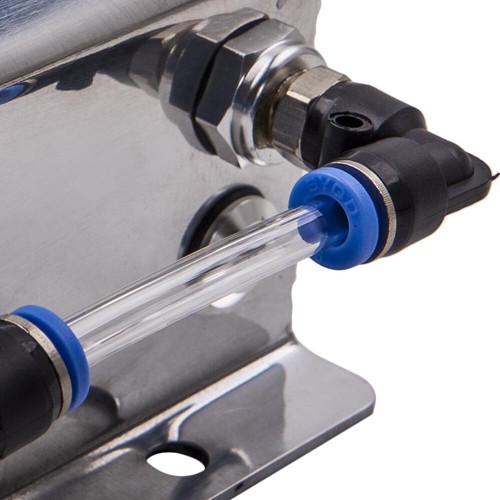 1L Coolant Radiator Overflow Recovery Water Tank Bottle Aluminum Alloy 1000ml - Picture 8 of 12