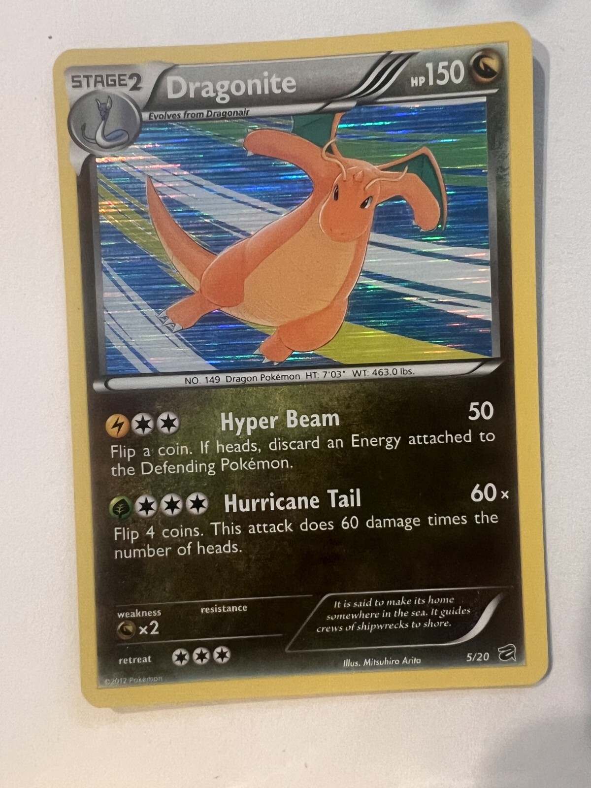 Pokémon TCG Dragonite Dragon Vault 5/20 Holo - NM
