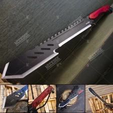 25.5" Outdoor ZOMBIE KILLER Fixed Blade Ninja Machete Tactical Military Combat
