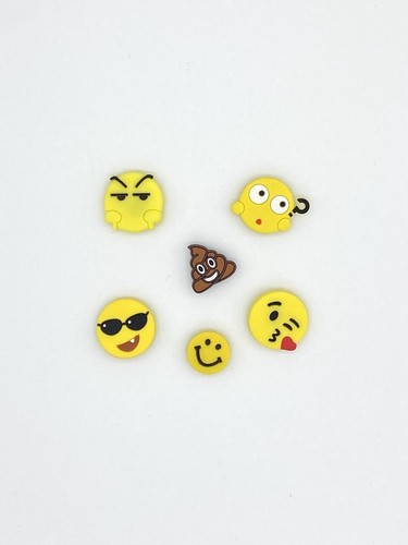 Shoe Charms - Emoticons 6-piece - Picture 2 of 6