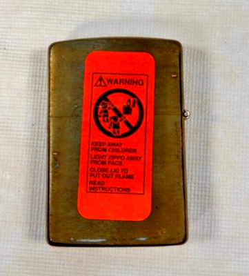 1994 Zippo Marlboro Charles M Russell Bucking Bronco Cowboy Brass