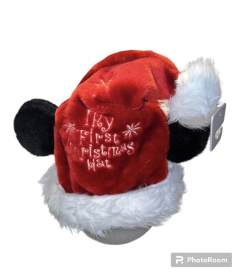 Disney Christmas Hat Rare Disney Stitch Santa Hat Disneyland Resort Paris Rare  main image 3