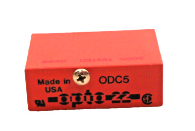 OPTO 22 ODC5 DC Output Module, 5-60 VDC, 5 VDC Logic 5 A One-Second Sur