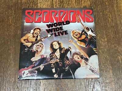 Scorpions 2 LP - World Wide Live - EMI Records 262 2403433 Gatefold Import 1985
