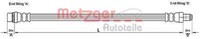 Metzger Bremsschlauch FüR Renault Master II Kasten FD 2.5 Dci JD 2.2 Ed/Hd/Ud