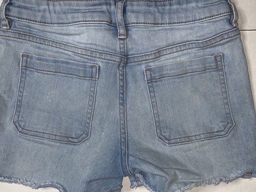 Preowned- Gap Kids Regular Stretch Denim Shortie Shorts Girls (Size 12) - Picture 7 of 8
