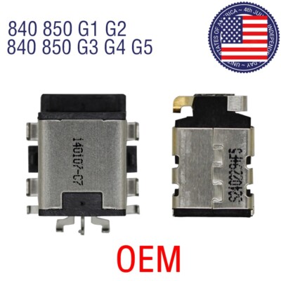 AC DC In Power Jack Charging Port Socket For HP EliteBook 840 850 G1 G2 G3 G4 G5