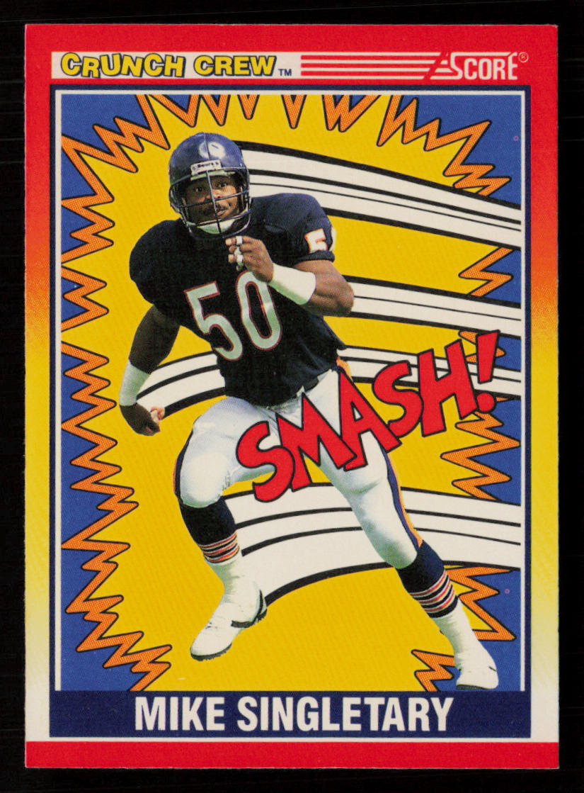 1990 Score #554 Mike Singletary Chicago Bears Football Card
