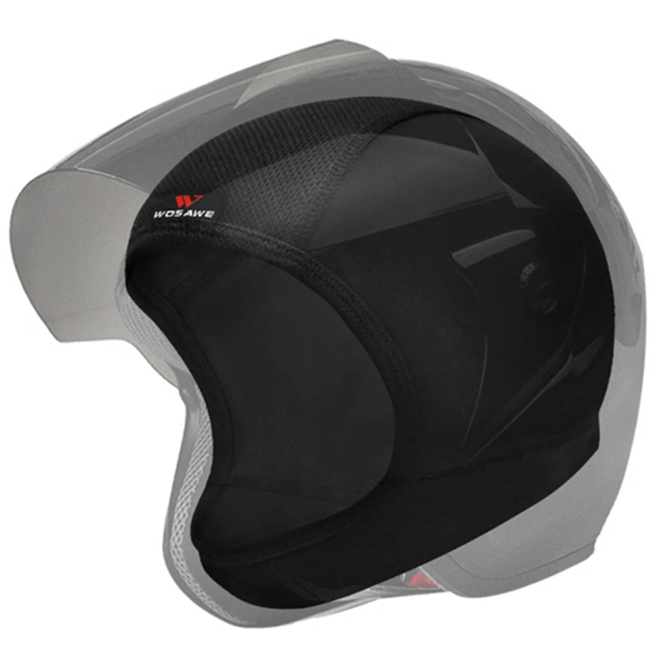 Casco de motocicleta de refrigeración tapa interior ciclismo carreras sombrero debajo del casco forro Foto 3 de 4