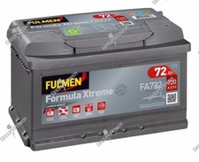 Batterie démarrage voiture Fulmen FA722 12v 72ah 720A 278x175x175