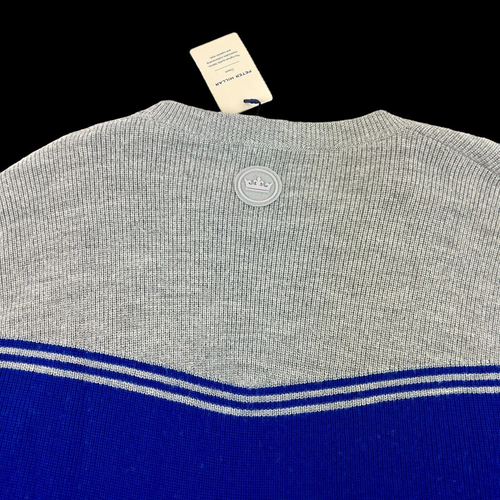 Peter Millar Crown 100% Merino Wool Colorblocked Crewneck Knit Sweater XL $228 - Picture 13 of 13