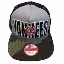 New York Yankees New Era 9Fifty Woodland Camo Impact M/L Adjustable Cap Hat 30