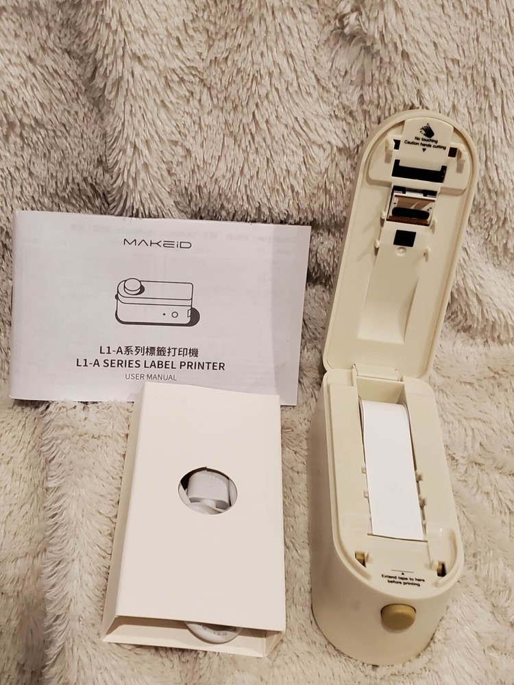 MAKEID Label Printer L1-A Series (Damaged Box) - with Manual MAKEID Label Printer L1-A Series (Damaged Box) - with Manual