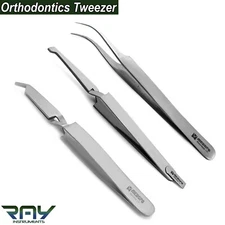 Orthodontic Bracket Holding Placing Reverse Action Tweezers Surgical Forceps CE