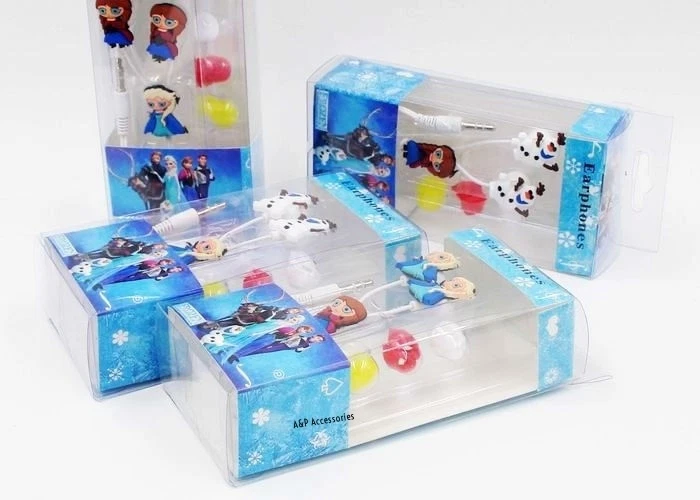 Disney Frozen Auriculares Paquete de 3 Anna Elsa Olaf Portátil 3.5mm Tabletas Teléfonos Mp3s Foto 4 de 4