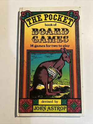 The Pocket Book of Board Games, 14 Games For Two To Play, John Astrop,Vintage HC