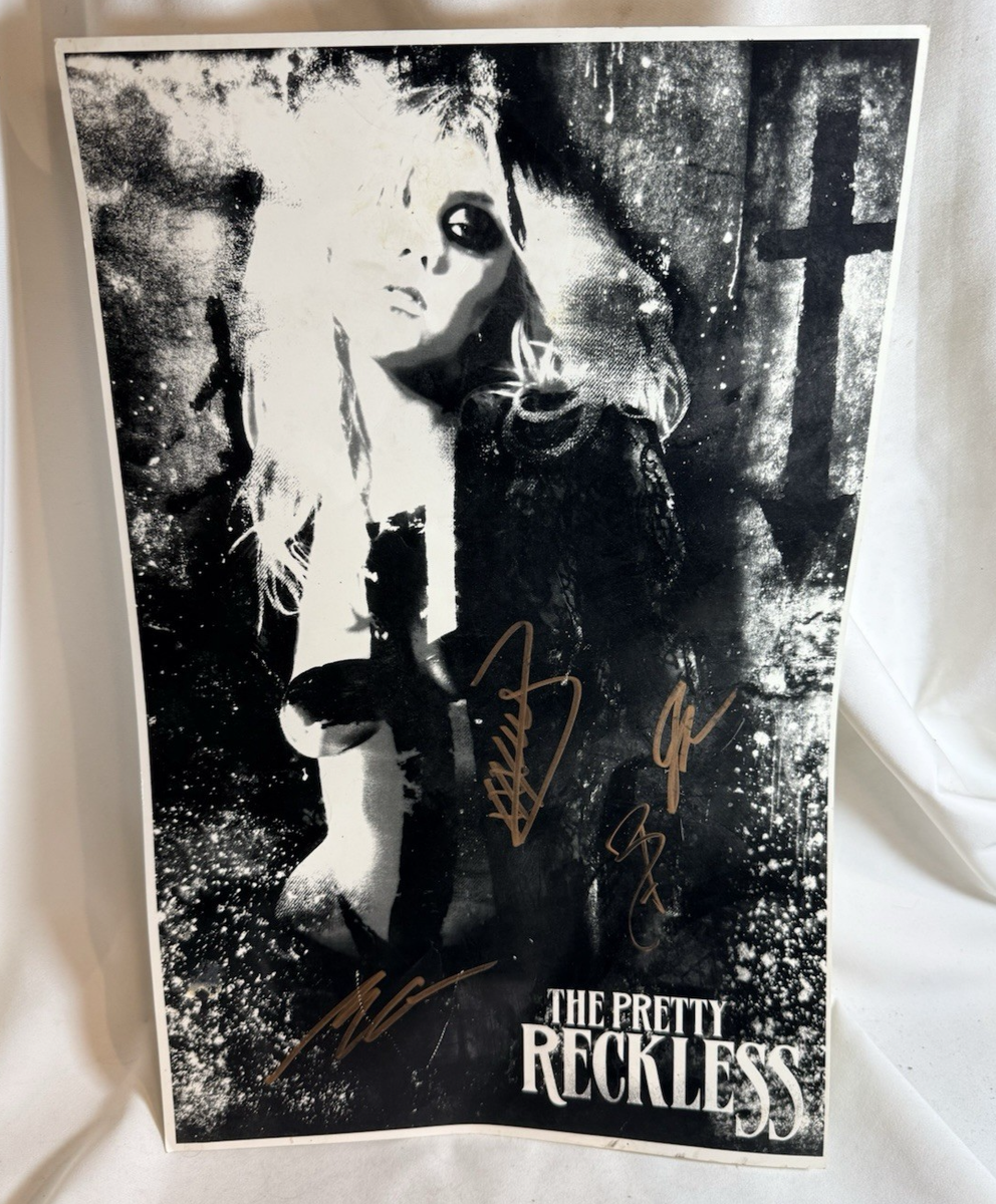 The Pretty Reckless Going to Hell Promo Poster Signed by Taylor