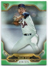 2020 Topps Triple Threads Emerald 90 Nolan Ryan 224/275 Texas Rangers