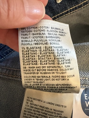 Wrangler NEW $140 Anti Fit Blue Denim Jean 50th Anniversary Advert Jacket Sz XL - Picture 17 of 17