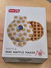 Dash Dreidel Mini 4" Waffle Maker NEW In Box ---WAFFLE DESIGN 