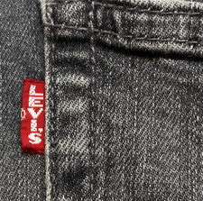 Levis Big E Gray 510 Premium Jeans Mens 32x32 Flex Denim Cotton Blend EUC