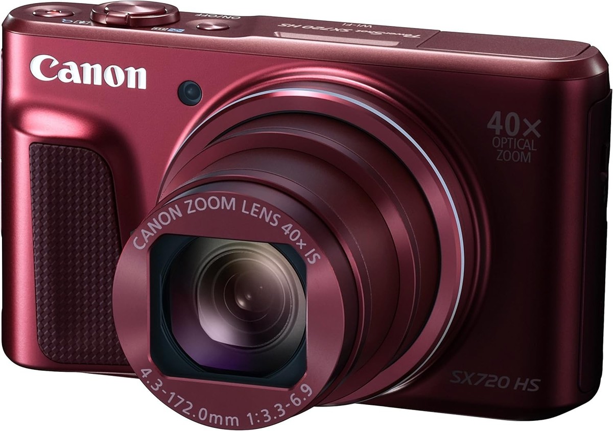 ☆極美品☆キヤノン パワーショット SX720HS/CANON Canon PowerShot SX720 HS 20.3MP Compact Digital Camera - Red for