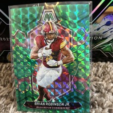 2024 Panini Mosaic - Brian Robinson Jr. #219 Green Mosaic Prizm