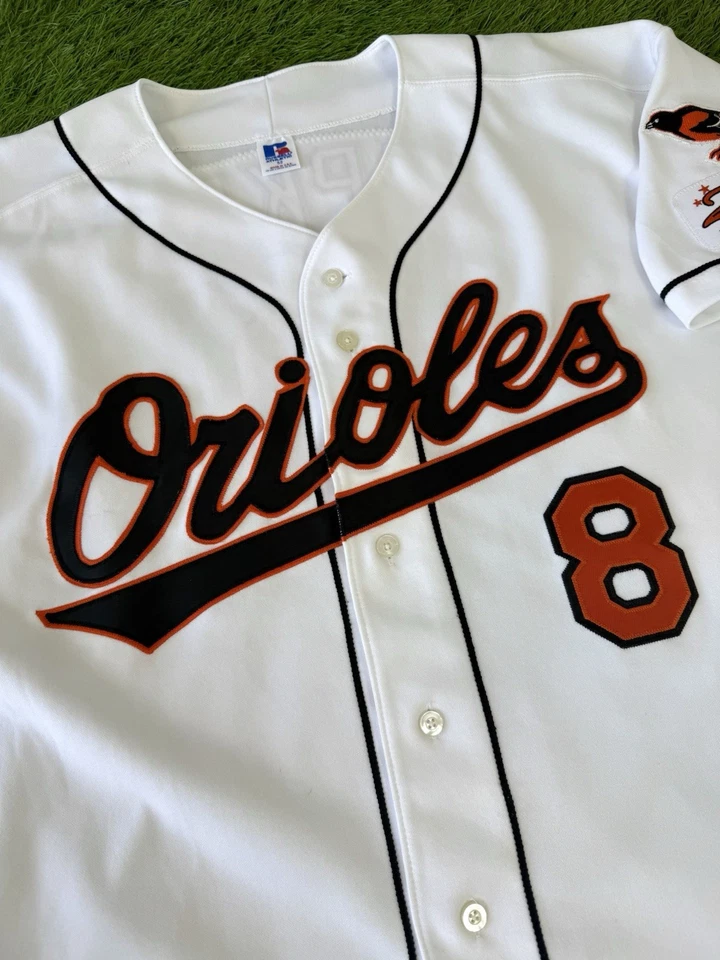 Camiseta de beisebol autêntica Cal Ripken Jr. 1997 Baltimore Orioles Russell Athletic - Imagem 4 de 4