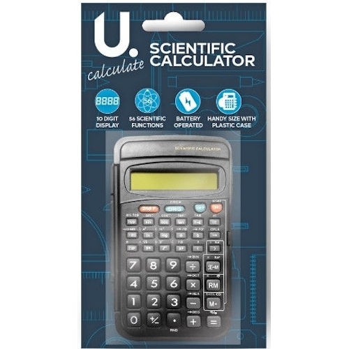 Scientific Calculator With Case - 10 Digit Display School Maths Calculations